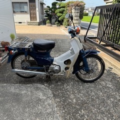 AA01 ホンダ スーパーカブ　書類　鍵あり　エンジン始動参考動画あり　奈良県　広陵町　原付　50ccの画像
