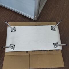 ガラス天板 センターテーブル ローテーブル 約88cm x 約38cm x 高さ約34.5cmの画像