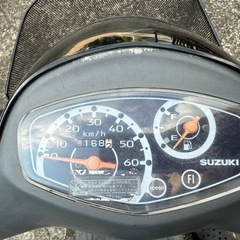 スズキ　CA45A レッツ4 書類　鍵あり　エンジン始動参考動画あり　バッテリー新品交換　50cc 原付の画像