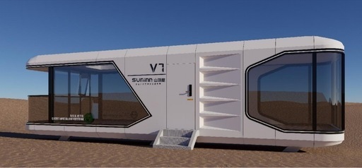 V7 プレハブ住宅 ホワイト モダンデザイン