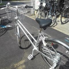 中古自転車３７０１　ブリヂストン　シングルスター　２７ンチ　３段ギヤ　LEDオートライト　ハンドルロック　　キッキーと音がならない後輪ローラーブレーキ
錆びにくい部品：ハンドル・リム・ドロヨケ・前かご・スポークの画像