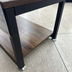 ★リユースのサカイ高崎店★TJ12457  サイドテーブル 茶 H60×D34.5×W59 クリーニング済みの画像