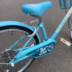 美原店 ブリヂストン エコパル 子供用 自転車 水色　22インチの画像