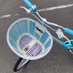 美原店 ブリヂストン エコパル 子供用 自転車 水色　22インチの画像