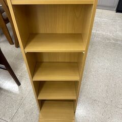 ★リユースのサカイ高崎店★TJ12458  収納棚 ライトブラウン H173×D17×W31 クリーニング済みの画像