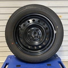 早いもの勝ち！スズキ ラパン 純正 鉄ホイール 4本セット タイヤゴムおまけ ホイールキャップ欠品の画像