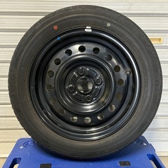 早いもの勝ち！スズキ ラパン 純正 鉄ホイール 4本セット タイヤゴムおまけ ホイールキャップ欠品の画像