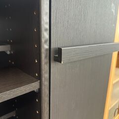 ★リユースのサカイ高崎店★TJ12459  本棚 黒 H180×D29.5×W88.5 クリーニング済みの画像