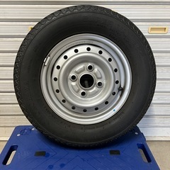 ホイール美品！軽トラより取り外し 145R126PRLT 貨物車向け 4本セット ゴムおまけ の画像