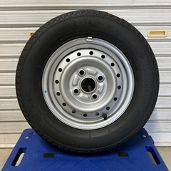 ホイール美品！軽トラより取り外し 145R126PRLT 貨物車向け 4本セット ゴムおまけ の画像