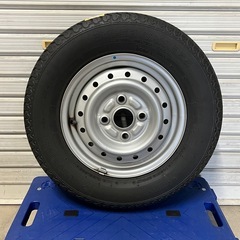 ホイール美品！軽トラより取り外し 145R126PRLT 貨物車向け 4本セット ゴムおまけ の画像