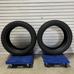 2022年溝深！スタッドレスタイヤ ゴム4本セット  8mm SAILUN 215/45R17 22年製の画像
