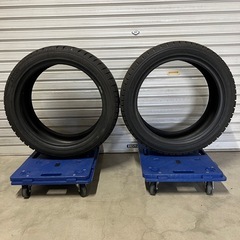 2022年溝深！スタッドレスタイヤ ゴム4本セット  8mm SAILUN 215/45R17 22年製の画像