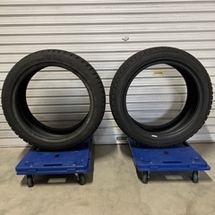 2022年溝深！スタッドレスタイヤ ゴム4本セット  8mm SAILUN 215/45R17 22年製の画像