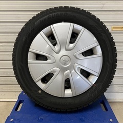 2022年溝深！三菱自動車 純正ホイール付きスタッドレスタイヤ4本セット 165/65R14 残溝8mm程度 の画像