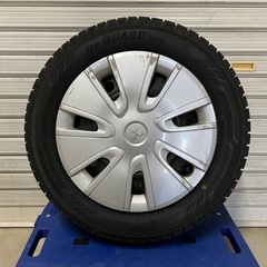 2022年溝深！三菱自動車 純正ホイール付きスタッドレスタイヤ4本セット 165/65R14 残溝8mm程度 の画像