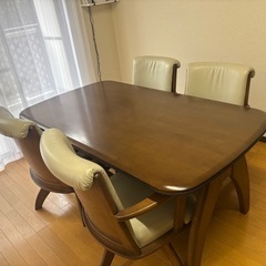 【4人用】ダイニングテーブルセット