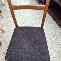 ★リユースのサカイ高崎店★TJ12461 (株)ニトリ 2人掛けダイニングセット 茶 H72.5×D75×W80 クリーニング済みの画像
