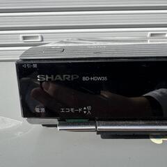 SHARP　BD-HDW35　ブルーレイディスクレコーダー　ジャンク扱いの画像