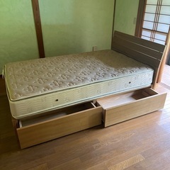 セミダブルベッド　マットレス　の画像