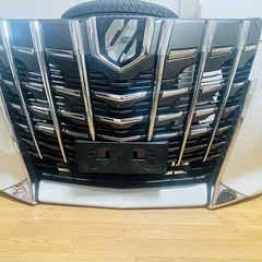 アルファード30 フロント　バンパー　パールの画像