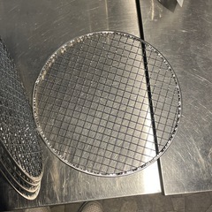 【引き取り限定】未使用品　使い捨て網　焼き網　丸網の画像
