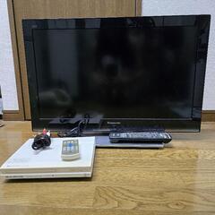Panasonic テレビ TH-L26X3 2011年製＆DV...