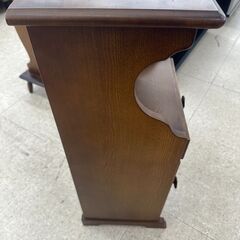 ★リユースのサカイ高崎店★TJ12465 カリモク 電話台 茶 H81.5×D27.5×W38.5 クリーニング済みの画像