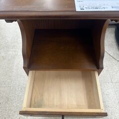 ★リユースのサカイ高崎店★TJ12465 カリモク 電話台 茶 H81.5×D27.5×W38.5 クリーニング済みの画像