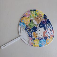 非売品・JRA ターフィー＆ハローキティ コラボ ミニうちわ5本 セットの画像