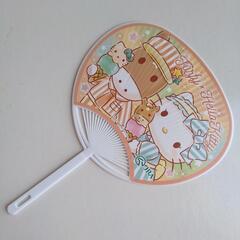 非売品・JRA ターフィー＆ハローキティ コラボ ミニうちわ5本 セットの画像