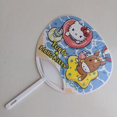 非売品・JRA ターフィー＆ハローキティ コラボ ミニうちわ5本 セットの画像