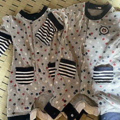 ロンパース70双子まとめ売り/セット販売の画像