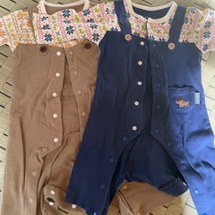 ロンパース70双子まとめ売り/セット販売の画像