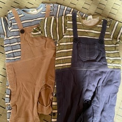 ロンパース70双子まとめ売り/セット販売の画像
