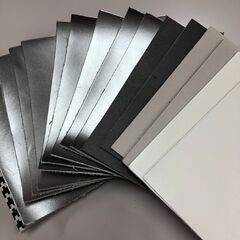 【革はぎれ】　1デシ（10㎝×10㎝）　20枚セット　青・緑系の画像