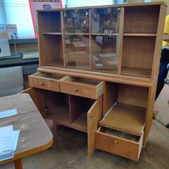 【愛品倶楽部柏店】MOMO NATURAL モモナチュラル カップボード VENT 幅120cmの画像