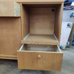 【愛品倶楽部柏店】MOMO NATURAL モモナチュラル カップボード VENT 幅120cmの画像