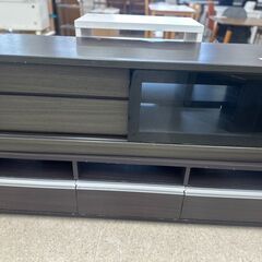 ★リユースのサカイ高崎店★TJ12468  テレビ台 ダークブラウン H40.5×D38×W120.3 クリーニング済みの画像