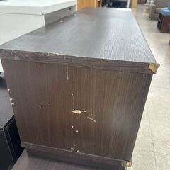 ★リユースのサカイ高崎店★TJ12468  テレビ台 ダークブラウン H40.5×D38×W120.3 クリーニング済みの画像