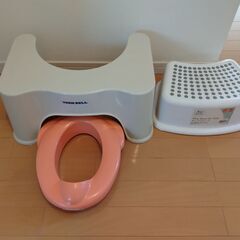 【USED】トイレ踏み台、補助便座の画像