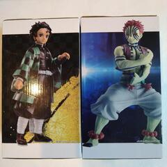 新品鬼滅の刃炭治郎、猗窩座フィギュアの画像