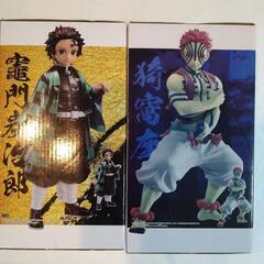新品鬼滅の刃炭治郎、猗窩座フィギュアの画像