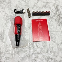 【新品未使用】電動ドライバー 小型 軽量 1800mAh 最大トルク3N.m 新品 充電式の画像