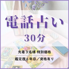 電話鑑定 30分 通話セッション 電話占い タロット占い