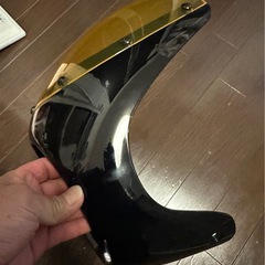 バイク用 ビキニカウル カフェレーサー 汎用 ブラック イエロー スクリーン　エストレアに装着していました。の画像