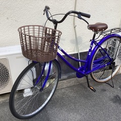 ♪ジモティー特価♪少し大きめのママチャリ　２７型中古自転車の画像
