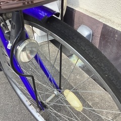 ♪ジモティー特価♪少し大きめのママチャリ　２７型中古自転車の画像