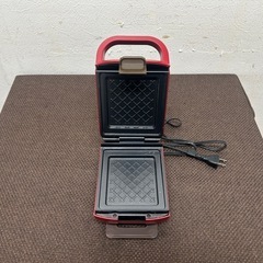 赤色ワッフル・ホットサンドメーカー RPS-2の画像