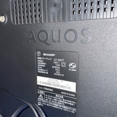 SHARP 液晶カラーテレビ　LC-32V7の画像